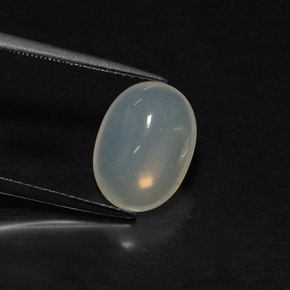 3,24 ctw natürlicher weißer Feueropal, Transparent, Transparent / Lichtdurchlässig
