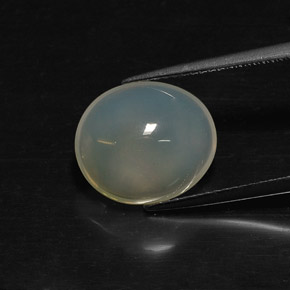 5,14 ctw natürlicher weißer Feueropal, Transparent, Transparent / Lichtdurchlässig