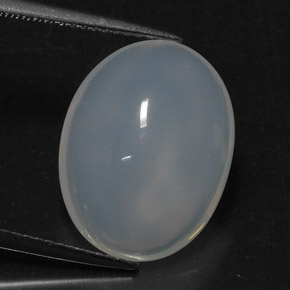 8,77 ctw natürlicher weißer Feueropal, Transparent, Transparent / Lichtdurchlässig