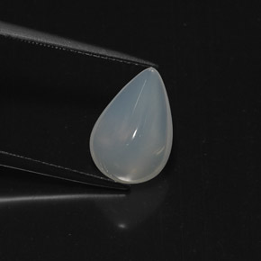 3,21 ctw natürlicher weißer Feueropal, Transparent, Transparent / Lichtdurchlässig
