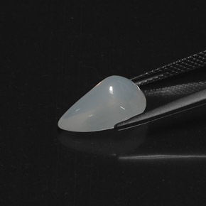 3,21 ctw natürlicher weißer Feueropal, Transparent, Transparent / Lichtdurchlässig