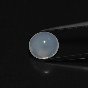 2,09 ctw natürlicher weißer Feueropal, Oval Schliff, Transparent