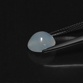 2,09 ctw natürlicher weißer Feueropal, Oval Schliff, Transparent