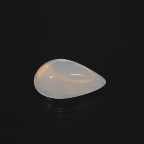 5,01 ctw natürlicher weißer Feueropal, Transparent, Transparent / Lichtdurchlässig