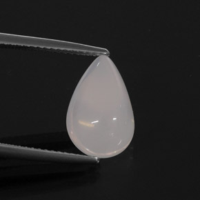 3,15 ctw natürlicher weißer Feueropal, Transparent, Transparent / Lichtdurchlässig