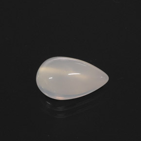 3,15 ctw natürlicher weißer Feueropal, Transparent, Transparent / Lichtdurchlässig