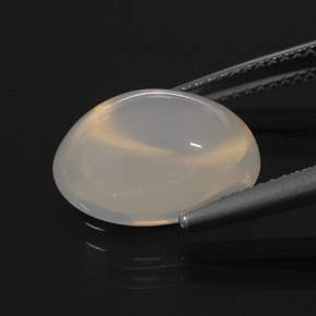 9,17 ctw natürlicher Gelb weiss Feueropal, Transparent, Transparent / Lichtdurchlässig