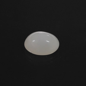 4,31 ctw natürlicher weißer Feueropal, Oval Schliff, Lichtdurchlässig