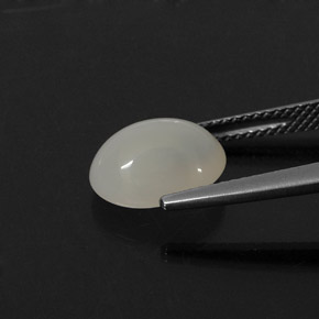 2,63 ctw natürlicher weißer Feueropal, Transparent, Transparent / Lichtdurchlässig