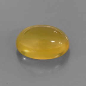 7,92 ctw natürlicher gelber Feueropal, Transparent, Transparent / Lichtdurchlässig