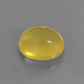 6,91 ctw natürlicher gelber Feueropal, Transparent, Transparent / Lichtdurchlässig