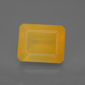 5,30 ctw natürlicher gelber Feueropal, Transparent, Transparent / Lichtdurchlässig