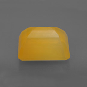 5,30 ctw natürlicher gelber Feueropal, Transparent, Transparent / Lichtdurchlässig
