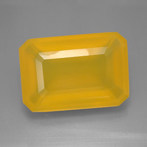 92,13 ctw natürlicher gelber Feueropal, Transparent, Transparent / Lichtdurchlässig