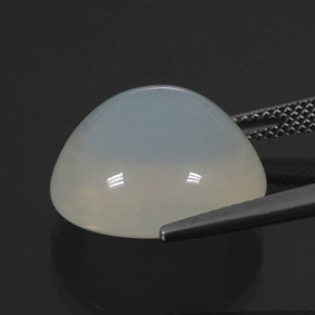 12,53 ctw natürlicher weißer Feueropal, Transparent, Transparent / Lichtdurchlässig