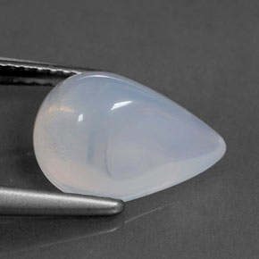 2,79 ctw natürlicher weißer Feueropal, Transparent, Transparent / Lichtdurchlässig