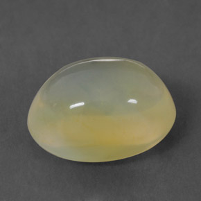 2,87 ctw natürlicher gelber Feueropal, Transparent, Transparent / Lichtdurchlässig