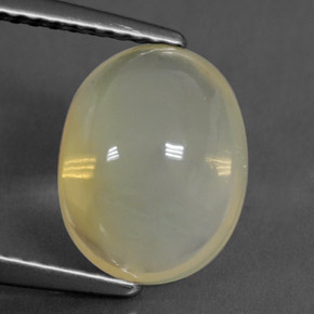2,87 ctw natürlicher gelber Feueropal, Transparent, Transparent / Lichtdurchlässig
