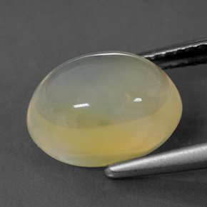 2,87 ctw natürlicher gelber Feueropal, Transparent, Transparent / Lichtdurchlässig