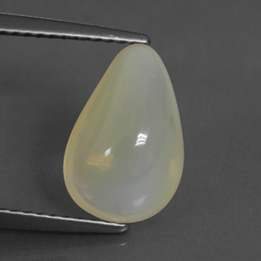 2,29 ctw natürlicher weißer Feueropal, Transparent, Transparent / Lichtdurchlässig