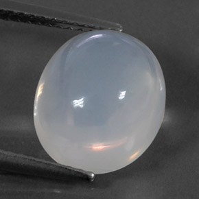 4,96 ctw natürlicher weißer Feueropal, Transparent, Transparent / Lichtdurchlässig
