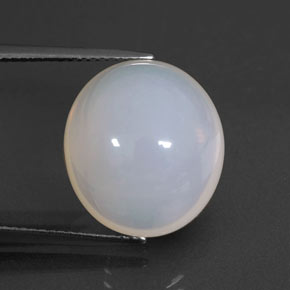12,28 ctw natürlicher weißer Feueropal, Transparent, Transparent / Lichtdurchlässig