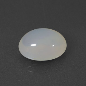 5,67 ctw natürlicher weißer Feueropal, Transparent, Transparent / Lichtdurchlässig