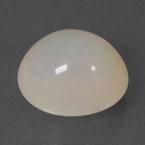 8,68 ctw natürlicher weißer Feueropal, Transparent, Transparent / Lichtdurchlässig