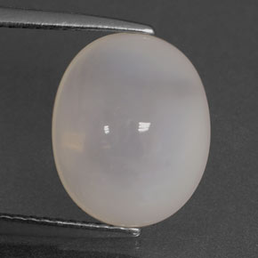 4,74 ctw natürlicher weißer Feueropal, Transparent, Transparent / Lichtdurchlässig