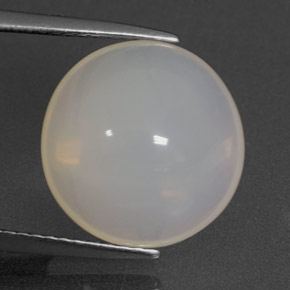 7,55 ctw natürlicher weißer Feueropal, Transparent, Transparent / Lichtdurchlässig