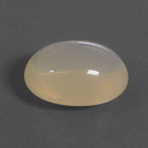 4,40 ctw natürlicher weißer Feueropal, Oval Schliff, Transparent