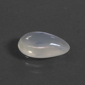 1,77 ctw natürlicher weißer Feueropal, Birnenform, Transparent