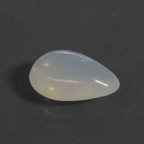 2,33 ctw natürlicher weißer Feueropal, Birnenform, Transparent
