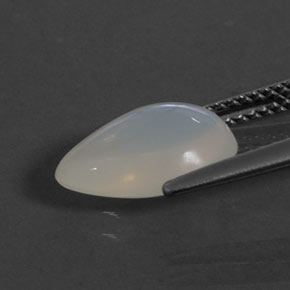 2,33 ctw natürlicher weißer Feueropal, Birnenform, Transparent
