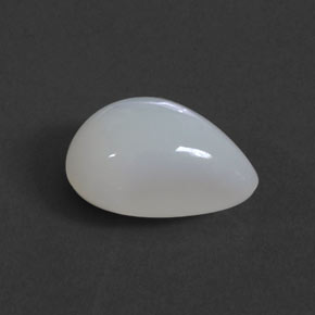 2,68 ctw natürlicher weißer Feueropal, Transparent, Transparent / Lichtdurchlässig