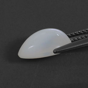 2,68 ctw natürlicher weißer Feueropal, Transparent, Transparent / Lichtdurchlässig