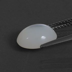 2,28 ctw natürlicher weißer Feueropal, Transparent, Transparent / Lichtdurchlässig