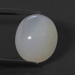 5,05 ctw natürlicher weißer Feueropal, Transparent, Transparent / Lichtdurchlässig