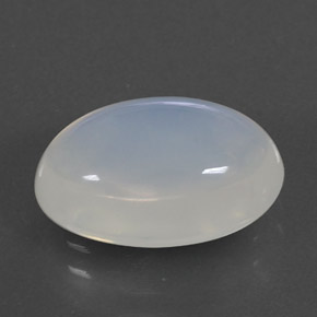 4,70 ctw natürlicher weißer Feueropal, Oval Schliff, Transparent