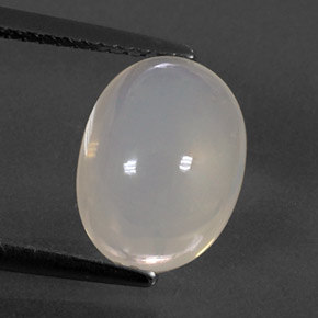 2,24 ctw natürlicher weißer Feueropal, Oval Schliff, Transparent