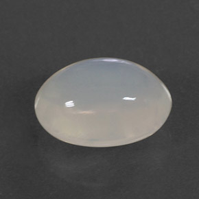 2,24 ctw natürlicher weißer Feueropal, Oval Schliff, Transparent