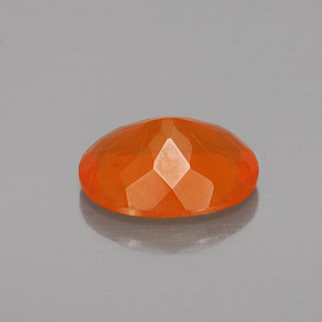 9,17 ctw natürlicher Orange Feueropal, Oval Schliff, Transparent