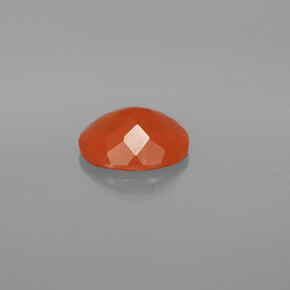 9,17 ctw natürlicher rötlich-orange Feueropal, Oval, Transparent