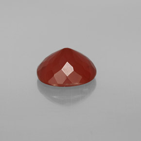 9,17 ctw natürlicher rötlich-orange Feueropal, Oval Schliff, Transparent