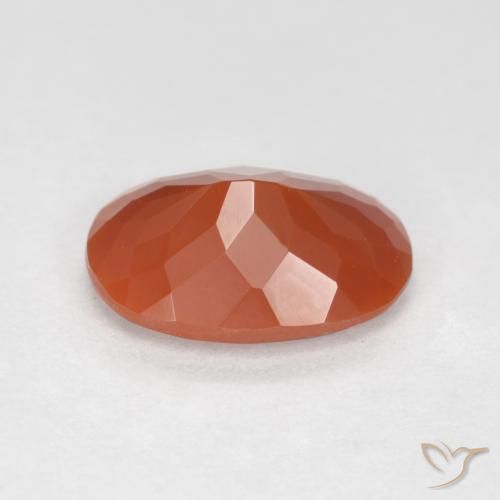 9,17 ctw natürlicher Feuerrot Feueropal, Oval, Transparent
