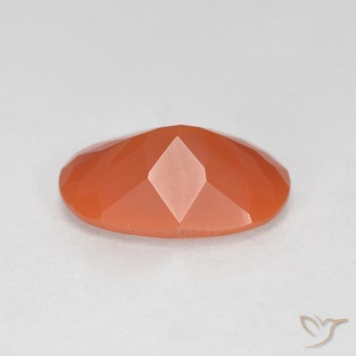9,17 ctw natürlicher Feuerrot Feueropal, Oval, Transparent