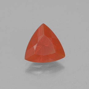 9,17 ctw natürlicher Orange Feueropal, Trillion, Transparent