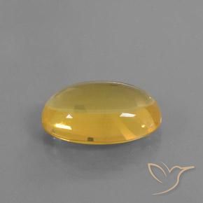 9,17 ctw natürlicher Gold-Orange Feueropal, Oval, Transparent
