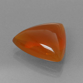 9,17 ctw natürlicher Orange Feueropal, Trillion, Transparent