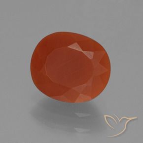 9,17 ctw natürlicher Feuerrot Feueropal, Oval, Lichtdurchlässig